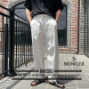 MONCL*R   바이오린넨 와이드 밴딩팬츠