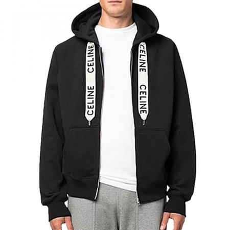 셀*느 CELINE 스트링로고 후드집업