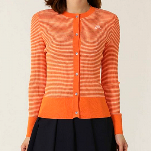 말* MALBON 미니와플 니트 가디건