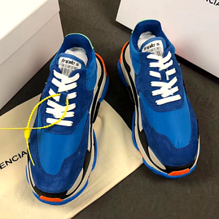 발렌시*가 트리플S 스니커즈 블루