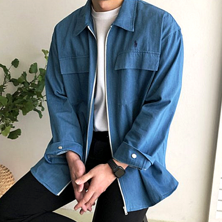 폴로 Polo Ralph Lauren 데님 셔츠자켓