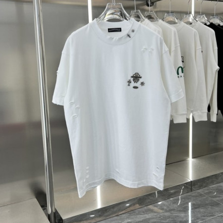 크롬*츠 Chrome hearts 데미지 반팔티셔츠