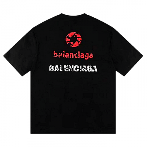 발렌시*가 BALENCIAGA  빈티지 로고 티셔츠