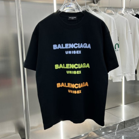 BALENCIA*A   블랙 퀄리티 반팔 40