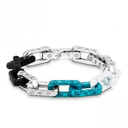 LOUIS VUITTON 모노그램 링크 체인 팔찌