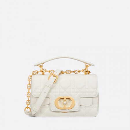 Dior Jolie 미니 탑 핸들 백 - 라떼 까나쥬