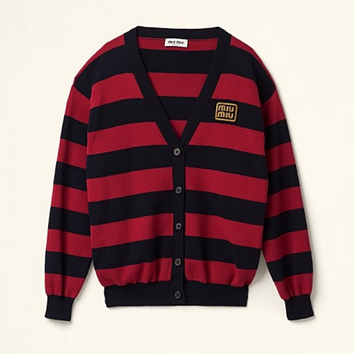 MIU MIU 코튼 니트 카디건