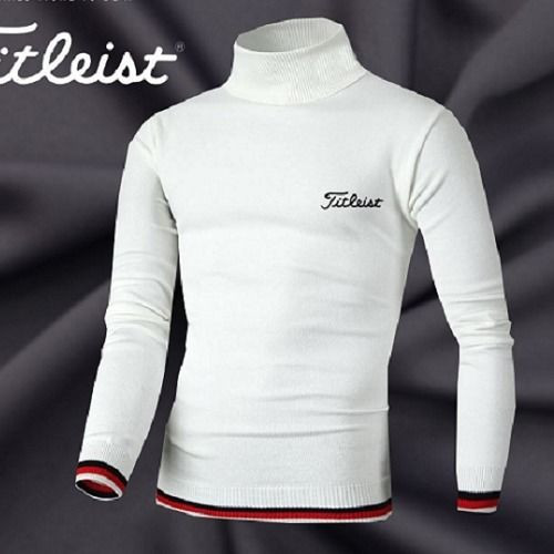 타x틀리스트 레터링 목폴라 니트