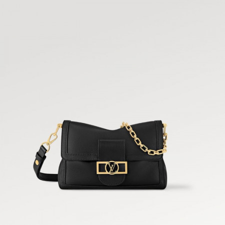 LOUIS VUITTON LV 도핀 소프트 MM - 블랙