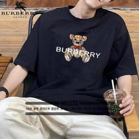 BURBER*Y   베어 프린팅 로고 티셔츠