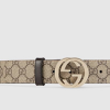 구찌벨트 인터로킹 G 버클 GG 수프림 벨트