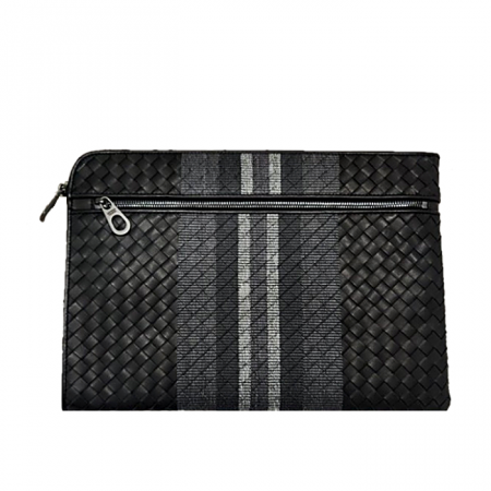 BOTTEGA VENETA  소가죽 콤비 클러치백