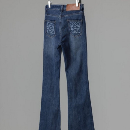 로*베   백포켓 자수 여성 데님