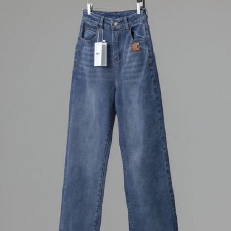 CELI*E   프론트 로고패치 여성 데님