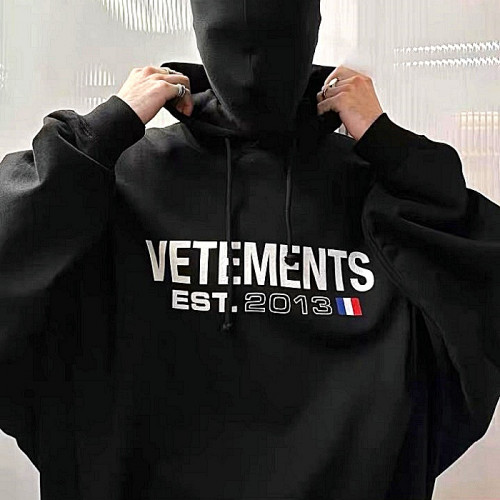베*멍 VETEMENTS 이에스티 로고 후디