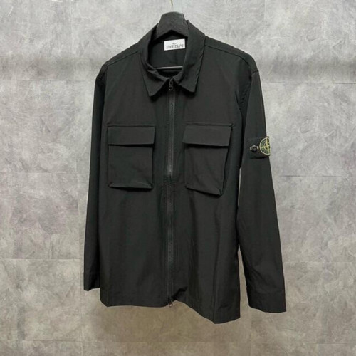 스톤 아일*드   투포켓 오버셔츠자켓