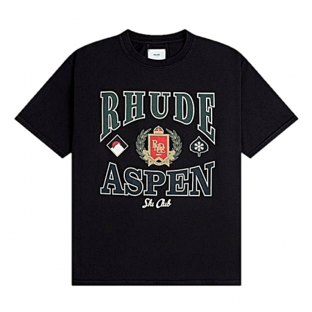 RHUDE 아스펜 로고 티셔츠