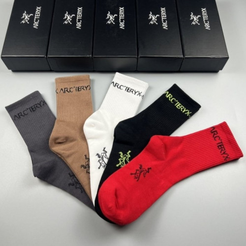 ARC,TER*X   시그니쳐 패턴 5종 양말Set