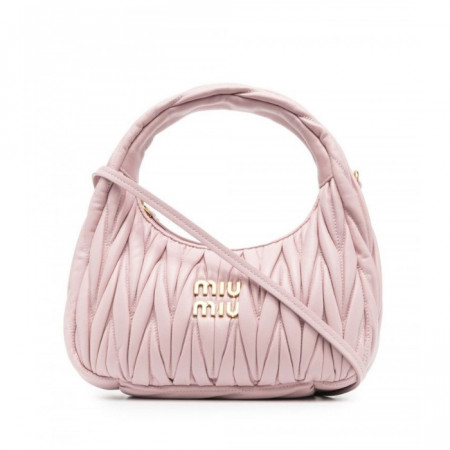 MIU M*U   완더 마테라쎄 나파 가죽 미니 호보 백