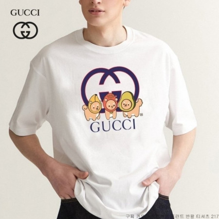 GUC*I   카와이 프로젝트 프린트 반팔 티셔츠 217