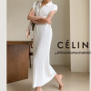CELI*E   플리츠 민소매 니트 원피스 (7201)