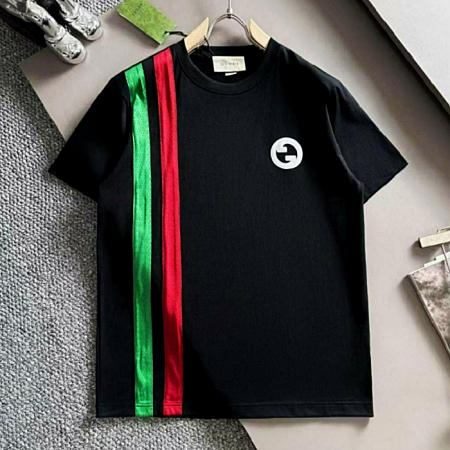 GUCCI 이태리 라인 GG자수 티셔츠