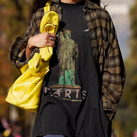 발렌시*가 BALENCIAGA 리버티 워싱 티셔츠