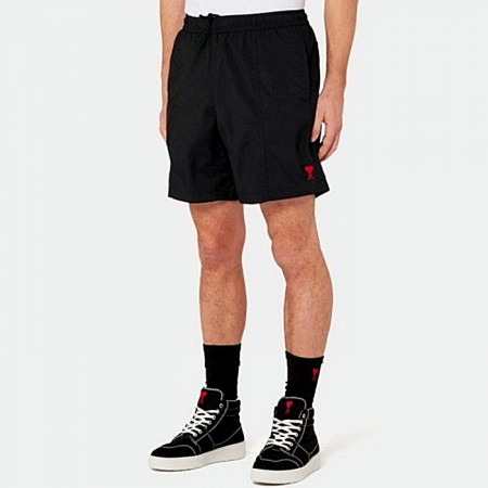 AMI 스몰패치 스윔 팬츠