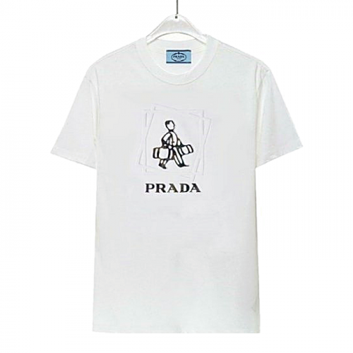 프*다 PRADA 엠보 벨보이 티셔츠