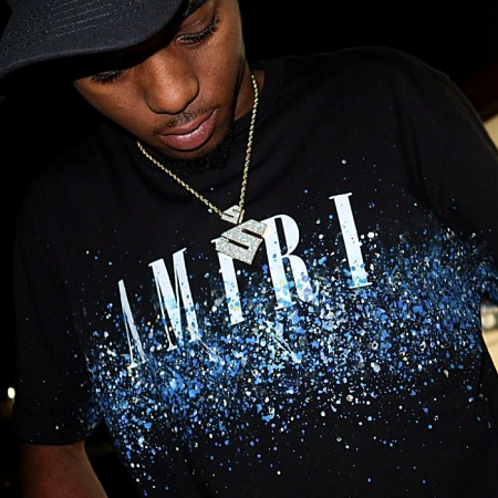 아미리 AMIRI 가슴 페인팅 티셔츠