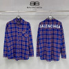 발렌시*가   백로고 체크셔츠 시리즈