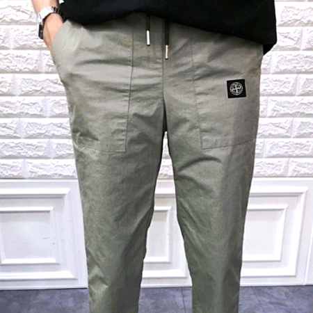 스톤 아일*드  썸머 코튼 세미 와이드 팬츠