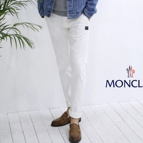 몽클*어   감마블루 코튼 스판 면팬츠