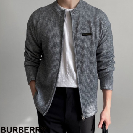 버*리   레더패치 투웨이 코듀로이 집업