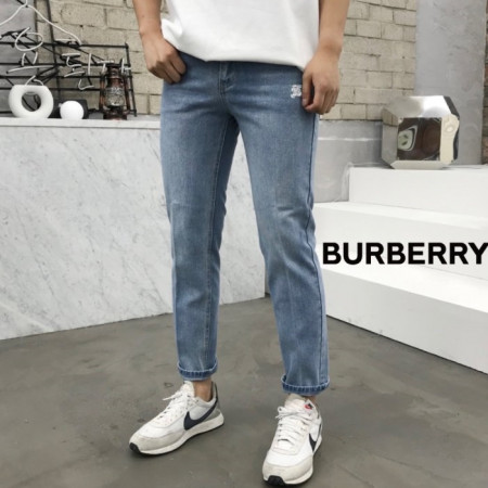 버*리   테이퍼드 베이직 청바지