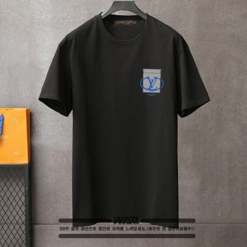 LOUIS VUITT*N   블루 주머니 디자인 티셔츠