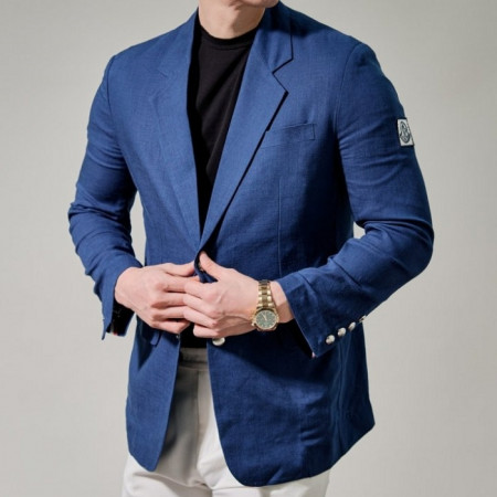 MONCL*R  감마블루 린넨자켓