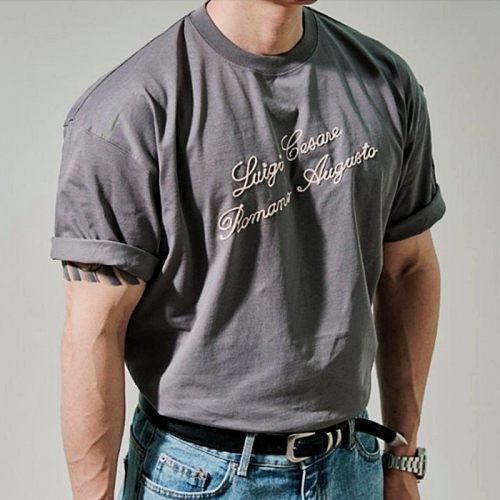 몽클*어 MONCLER 레터링 반팔티셔츠