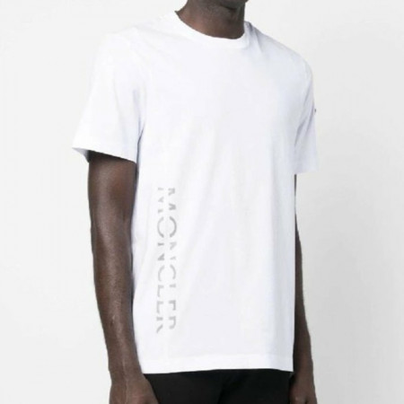 몽클*어   수입 남성 사이드레터링 라운드티셔츠