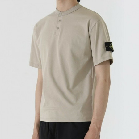 스톤 아일*드   헨리넥 베이직 폴로셔츠