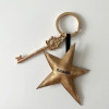 CHAN*L   GOLD STAR Key Ring