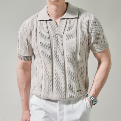 GUC*I   린넨 니트반팔