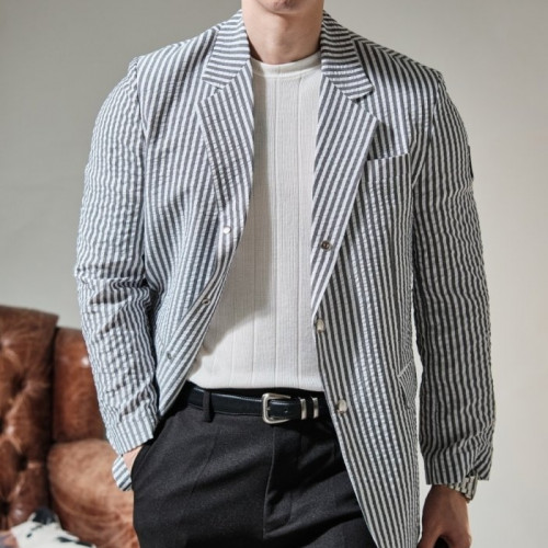 몽클*어   감마블루 시어서커