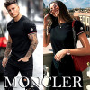 MONCLER 클래식 사이드 암밴딩 티셔츠