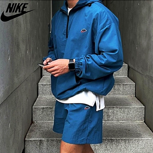 NIKE 올드패치 후드반집업 반바지 SET