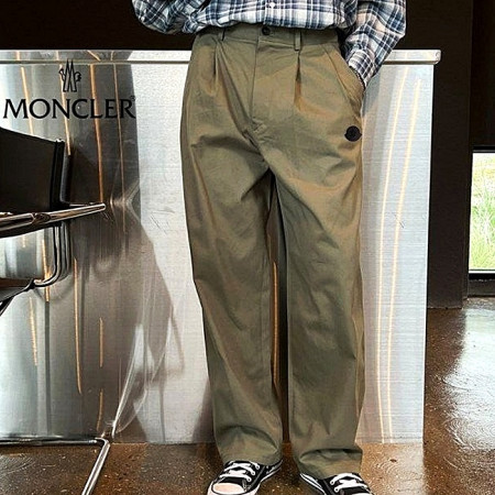 몽클*어 MONCLER 에어코튼 투턱 반밴딩 팬츠