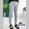 라코스테 LACOSTE 스판 린넨 일자팬츠