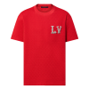 LOUIS VUITTON  엠브로이더드 LV 패치 티셔츠