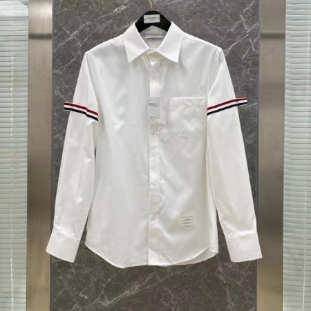 톰브*운   삼선 암밴드 셔츠