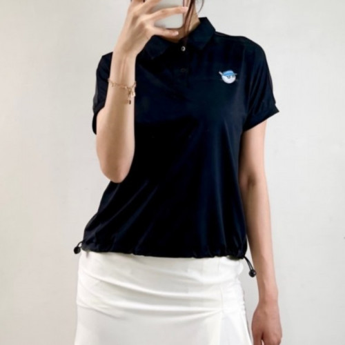 MALB*N   밑단 스트링 카라티 (기능성)